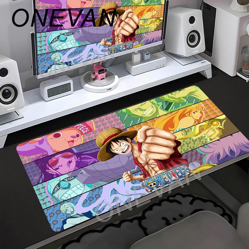 ONE PIECE Luffy Mouse Pad Gaming Desk Mat Waterproonti-Slip Mousepad Large Extended Mousepad Anime Speed Deskmat Xxl