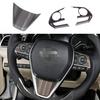 Peach Wood Grain Car Steering Wheel Deor Cover Trim For Toyota Venza 2021 2022<