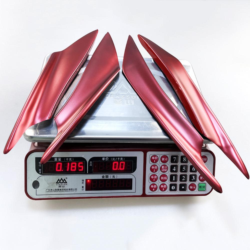 Knife Wind Car Modification Durable Universal For Most Cars Motorcycle Side Large Plate Carbon Fiber Car Accessories
