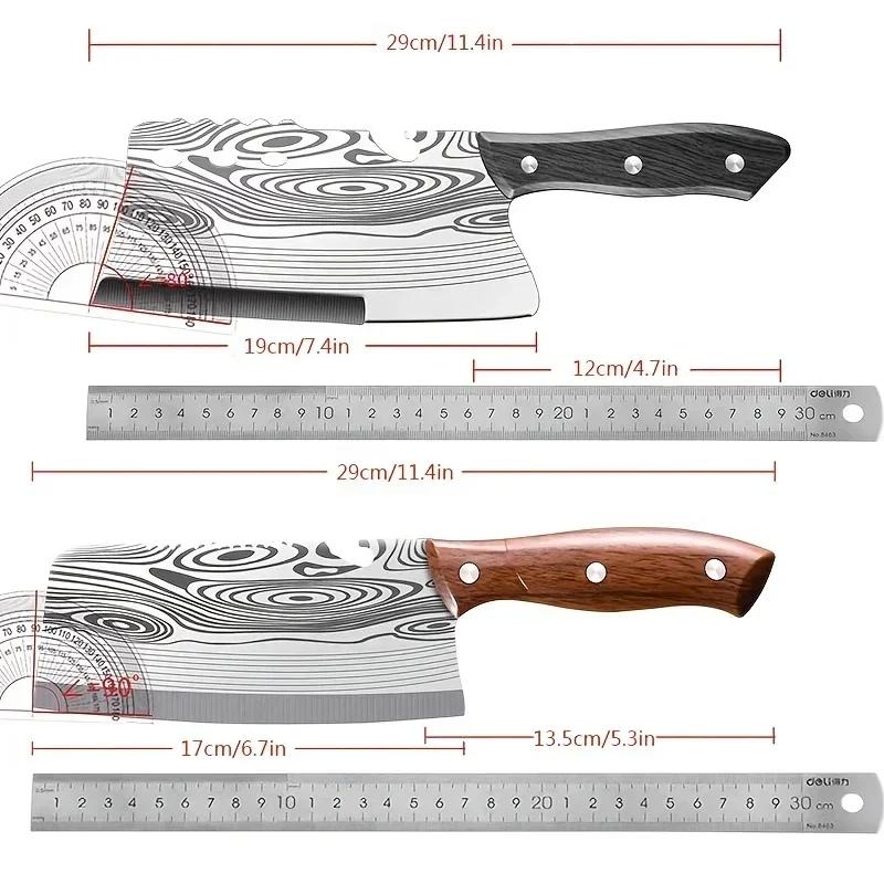 High Hardness Sharp Cutting Knife, Chopping Knife, Kitchen Tool, Chef's Special Dual-purpose Knife, Cutting Meat and Vegetables