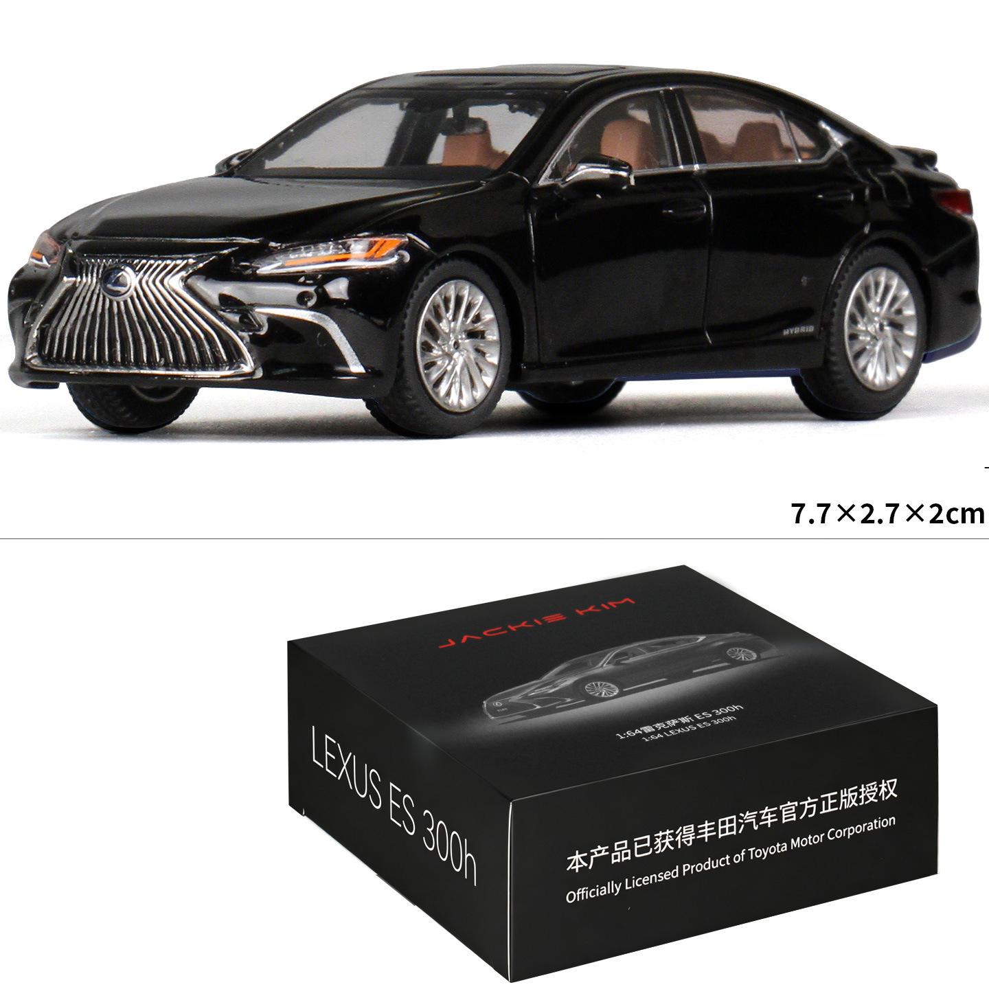 

JKM 1:64 ES300 Alloy Car Diecasts & Vehicles Car Model Miniature Scale Model Car For Collection Gift чорний