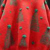 Christmas Red Turtleneck Sweater Women's Autumn Winter Vintage Casual Loose Pullovers Long Sleeve Christmas Tree Knitted Tops