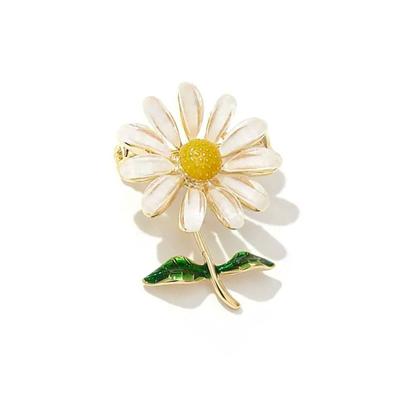 Small Daisy Flower Brooch High-End Women'S Trendy Suit Brooch Accessories Cute Japanese Flower Pin