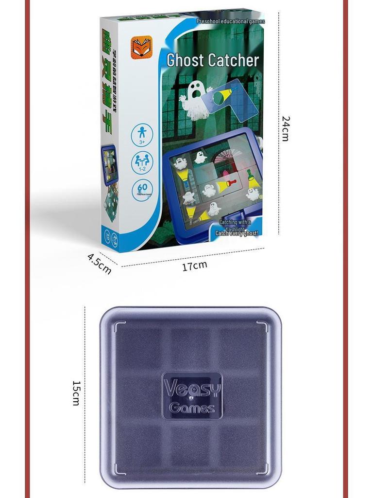 Ghost Catcher Mainland Edition: Children's Flashlight Monster Toy & Puzzle Game for Ages 3-6