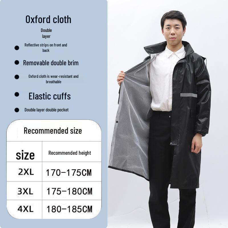 Unisex Reflective Waterproof Rain Jumpsuit for Safety and Outdoor Activities