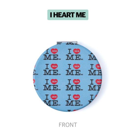 ILLIT БОЛЬШЕ НЕ МИЛЫЕ Мини ручное зеркало I HEART ME ver.