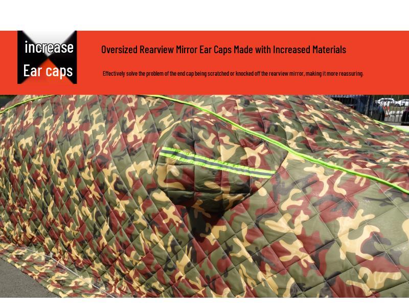 Heavy-Duty Winter Car Cover: Thick Cotton, Snowproof & Cold-Resistant