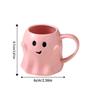 Halloween Ghost Mug Adorable Ceramic Ghost Mug Spooky Novelty Ghostface Coffee Cup Mug Tea Breakfast Milk Cup Coffee Cup 400ml