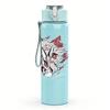 1PC Red Dragon Fantasy Retro Grunge Print 750ml Portable Sports Water Bottle Leakproof Gym Outdoor Travel Drink Cup