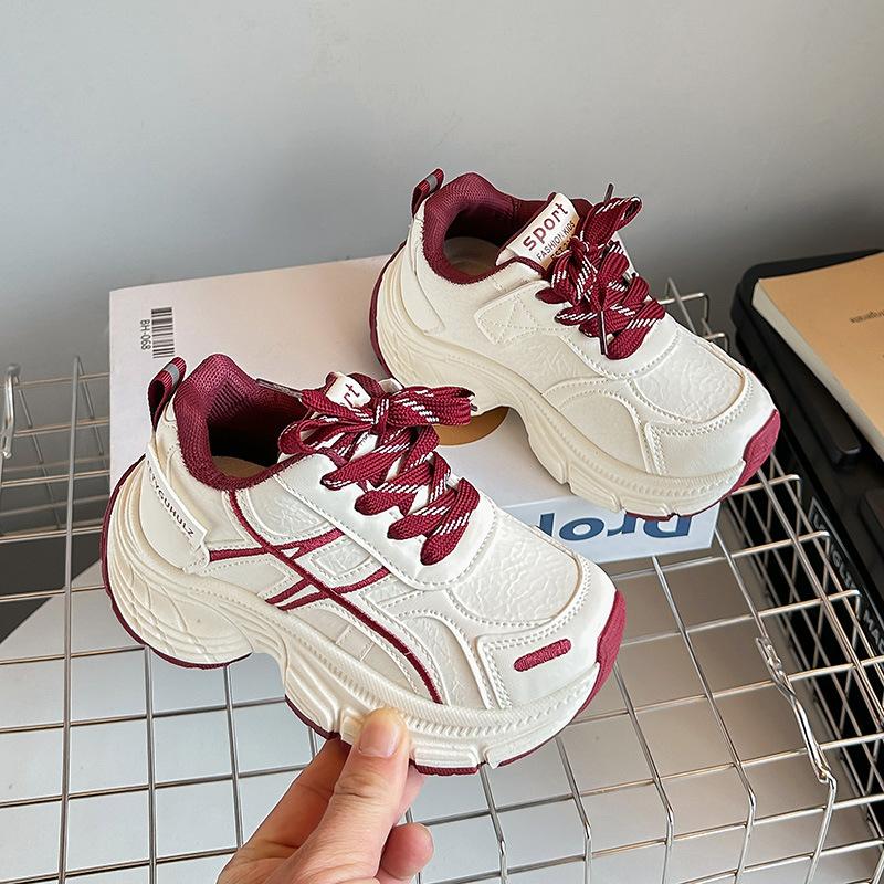 Spring and Autumn New2026Children's Sports Shoes, Lightweight and Comfortable Running Shoes for Boys, Fashionable Trendy Dad Shoes for Girls