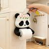 Tissue Holder Panda Design Flexibly Fixed Napkin Rack with Non-Slip Surface Easy Installation Tissue Storage Rack Bathroom Accessories