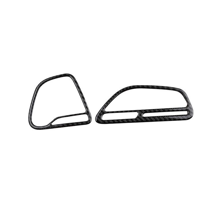 

Для Dodge Challenge 2015-2024 Аксессуары Карбоновый Интерьер Инструмент Левый и правый Воздухозаборник Декоративные Наклейки 5D чёрный