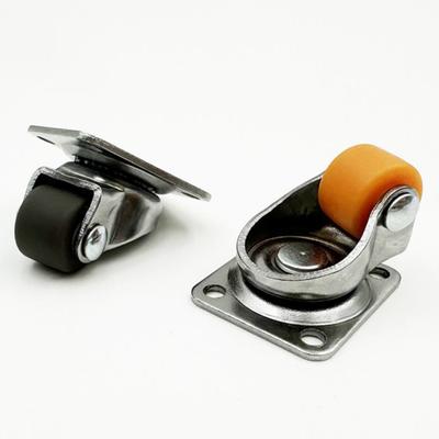 Roți pentru mobilier de 0,5 inci Roti universale cu placă pivotantă mică pentru cărucioare Mobilier Pat pentru copii Dulap de bucătărie Masă