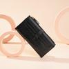 Women’s Crocodile Embossed PU Leather Long Wallet Large Capacity Zipper Clutch Purse Multi Card Holder Coin Pocket Organizer
