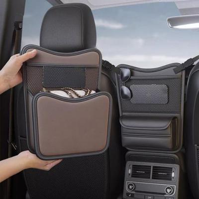 Multifunctional Storage Pocket Between Car Seats Car Net Pocket Handbag Holder Portable Car Organizer Car Interior Accessories