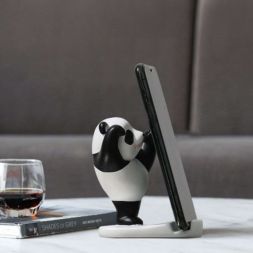 Figurky Panda Držák na telefon Držák Držák Držák na mobilní telefon Kancelářský dekor