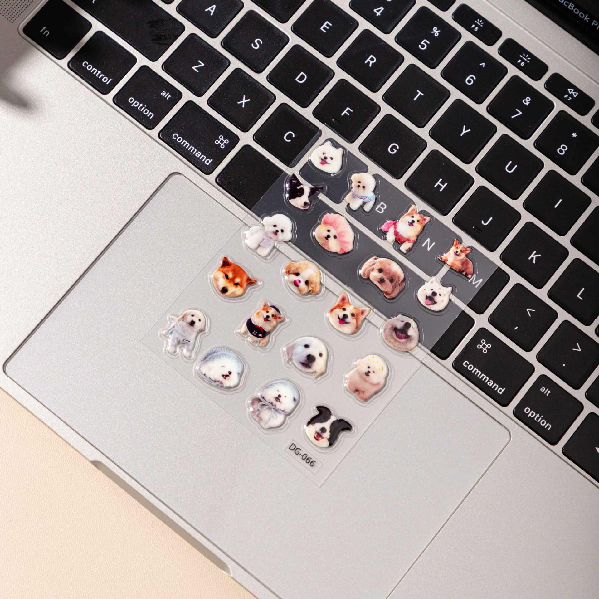 

Cyansea Cute Cartoon Animal Epoxy Stickers for Journals - Cats & Dogs DG-066