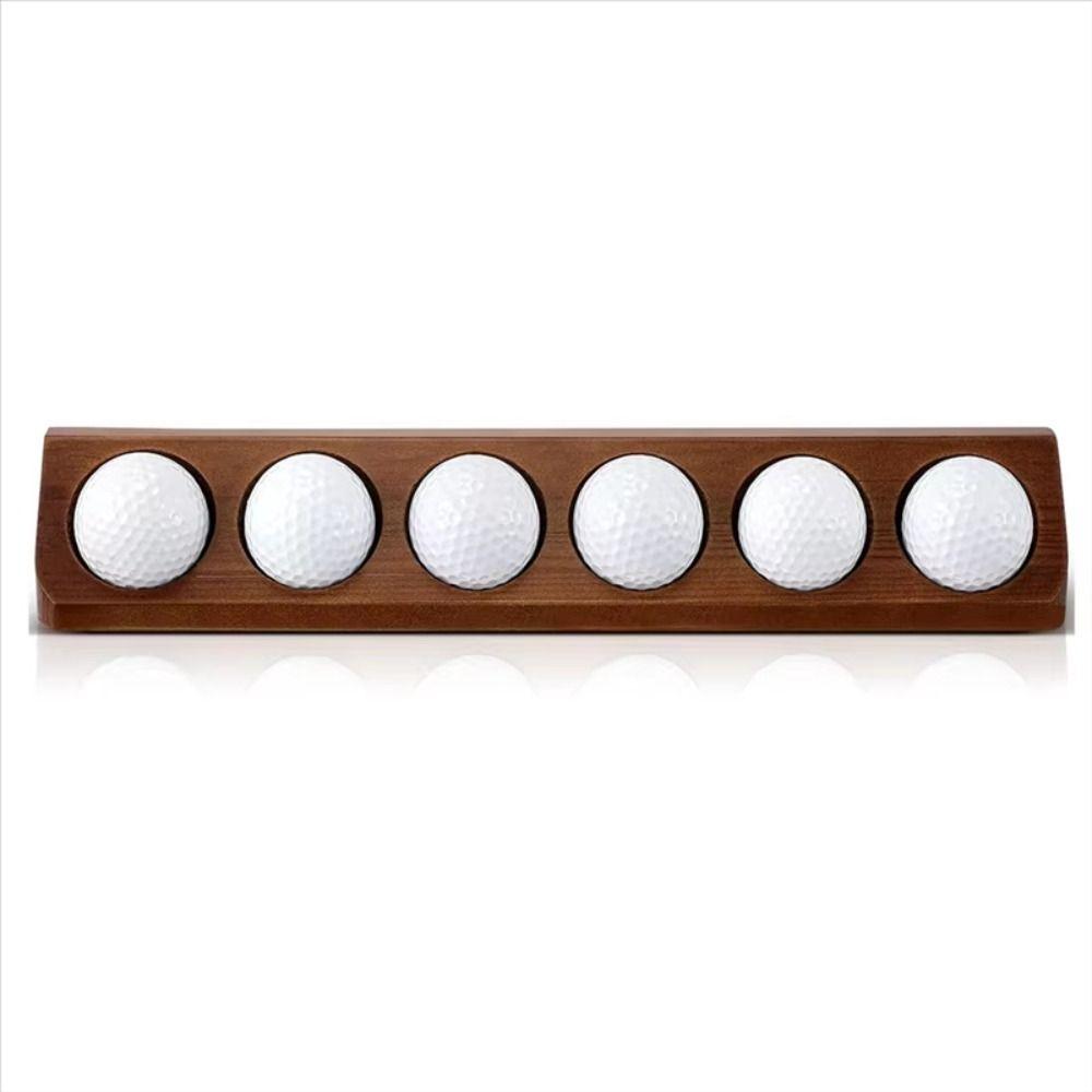Wall Mount Golf Ball Display Case Wooden Golf Storage Rack Golf Ball Stand Holder  Home Decor