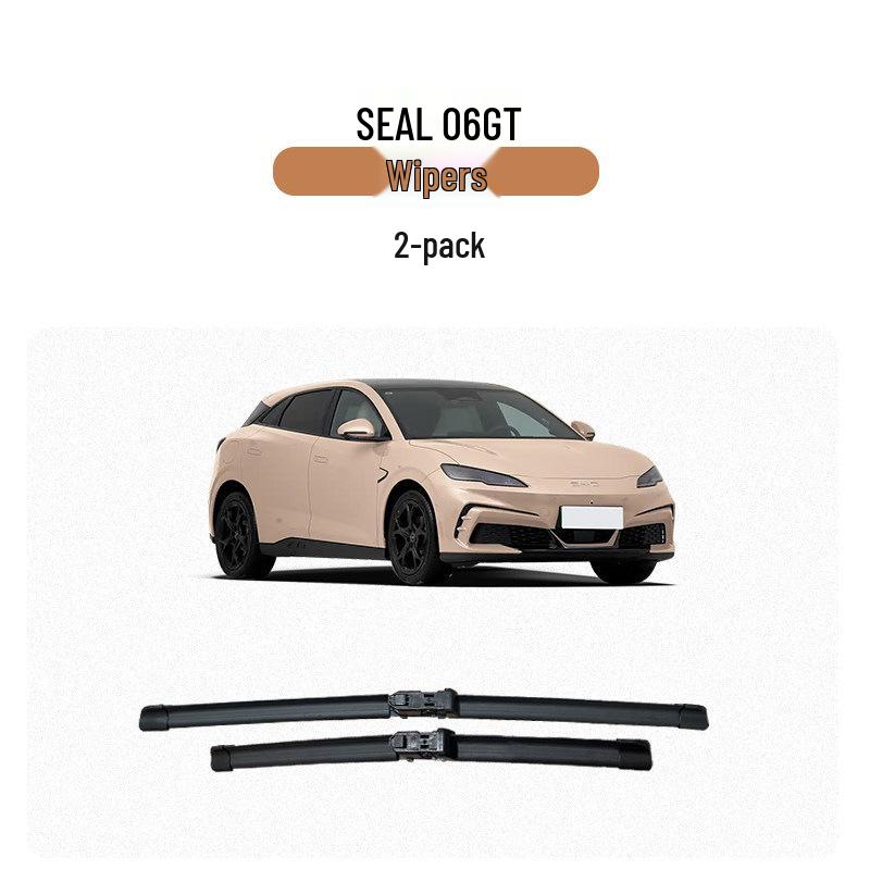 

Shunyi Frameless Wiper Blades for BYD Seal 06 DMI - Durable & Silent Set (Main and Auxiliary Wipers)