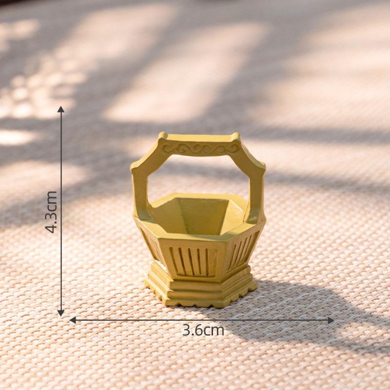Micro-landscape Creative Ancient-style Food Box Basket Model Dollhouse Decoration Accessories Miniature Mini Ornaments