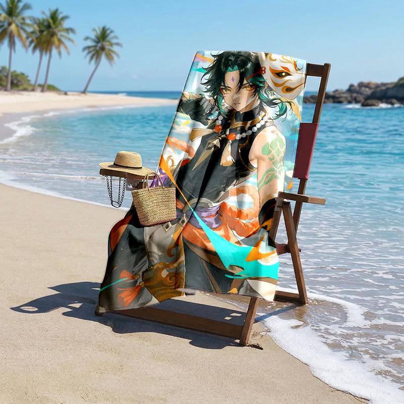 Xiao Fashion Beach Towel: Ideal for Summer Adventures Soft, absorbent and quick drying suitable for swimming and bathing