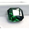 Beautiful Green Tsavorite Garnet 10-12 Ct Asscher Cut Certified Loose Gemstone