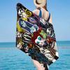 Gothic Corpse Beauty In Bloom Beach Towel, Super Soft Microfiber, Gift for Her/Him, Birthday, for Pool, Beach, Travel, Home Decor Fan Gifts