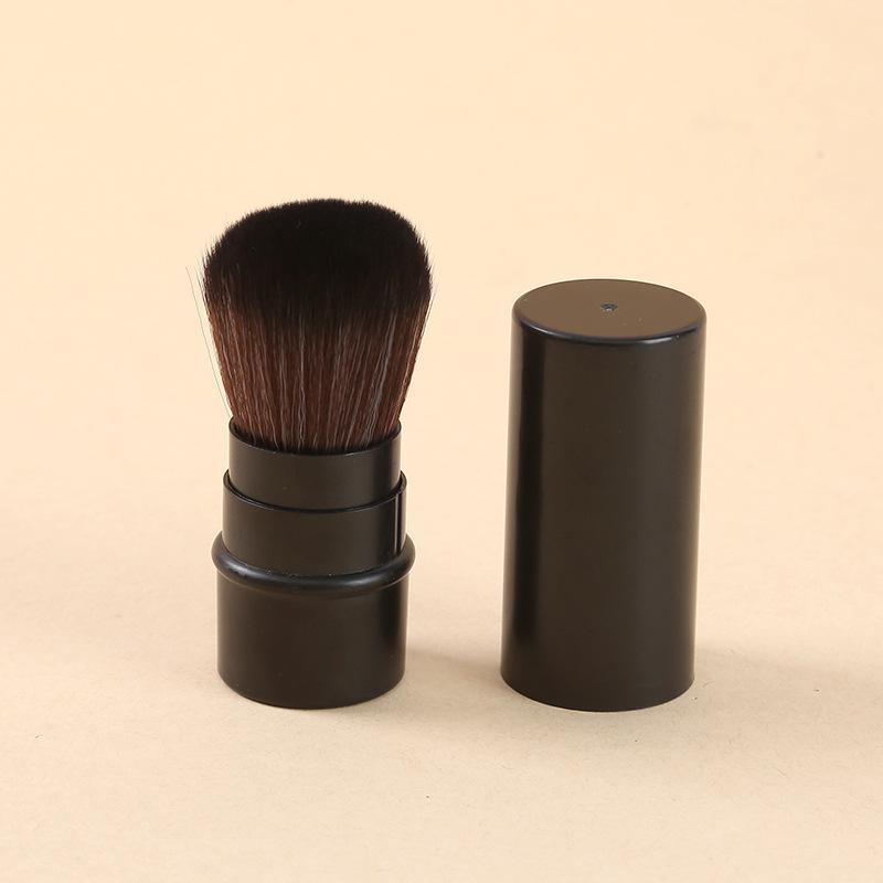 Retractable Multi-Functional Makeup Brush: Nail Art, Loose Powder, Blush, and Dusting Tool