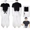 Anime Kaisen Jujutsu Toji Fushiguro Cosplay Costume For Women Men Season 2 Fushiguro Toji Wigs Hairs Uniform Halloween Party