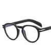 Anti-Blaulicht-Brillengestell Neues Mode-Rundbrillengestell Damen Herren Einfache Retro-Brille Korrektionsbrille