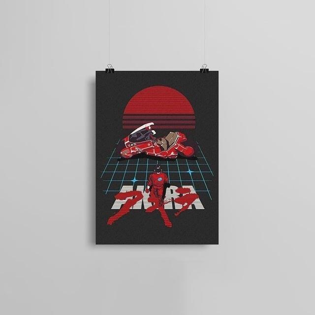 Canvas Nordic HD Prints Akira Movie Home Decorative Paintings Modular Pictures Modern Animation Artwork Bedroom Wall Art Poster