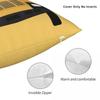Yellow School Bus Pattern Throw Pillow Decorative Pillow Covers For Sofa Decorative Pillowcase Custom Cushion