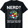 Competitive Puzzle Cube Nerd I Prefer The Term Speed Cubing Gift Unisex Cotton TShirt Oversized T Shirt Harajuku Unisex Clothing