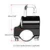 Motorcycle Helmet Lock Waterproof and Rustproof Motorbike Helmet Lock Hanging Hook Battery Car