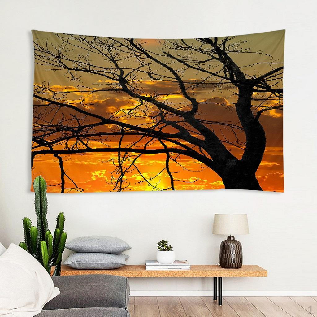 

Подвесной гобелен для декора вечеринки Sunset Tree_150x150cm