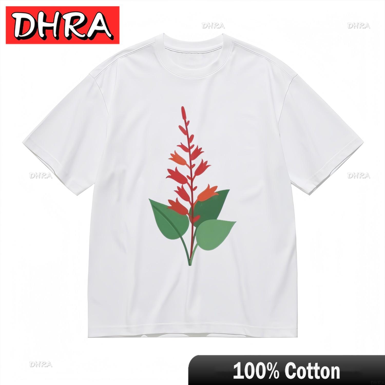 

Womens Soft Comfortable Classic TShirt Minimalist Red Flower 100 Cotton Tee Unique Aesthetic Tshirts Shirts Boys Bulgaria 4XL