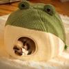Warm Pet Nest Original Frog Series Warm Cat Nest Dog Nest Autumn and Winter House Nest Pet Supplies