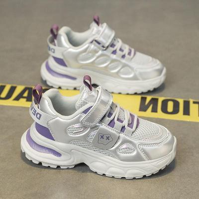 Children's Chunky Sneakers - Summer Breathable Mesh, Non-Slip Sports Shoes for Boys and Girls