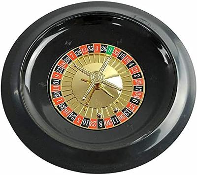XIAXIN Authentic Roulette Game, 25cm Turntable, Party Game, Raffle, Event Prize, Casino-Style Tabletop Toy Roulette Wheel, 25cm Lottery Board, ZA-412