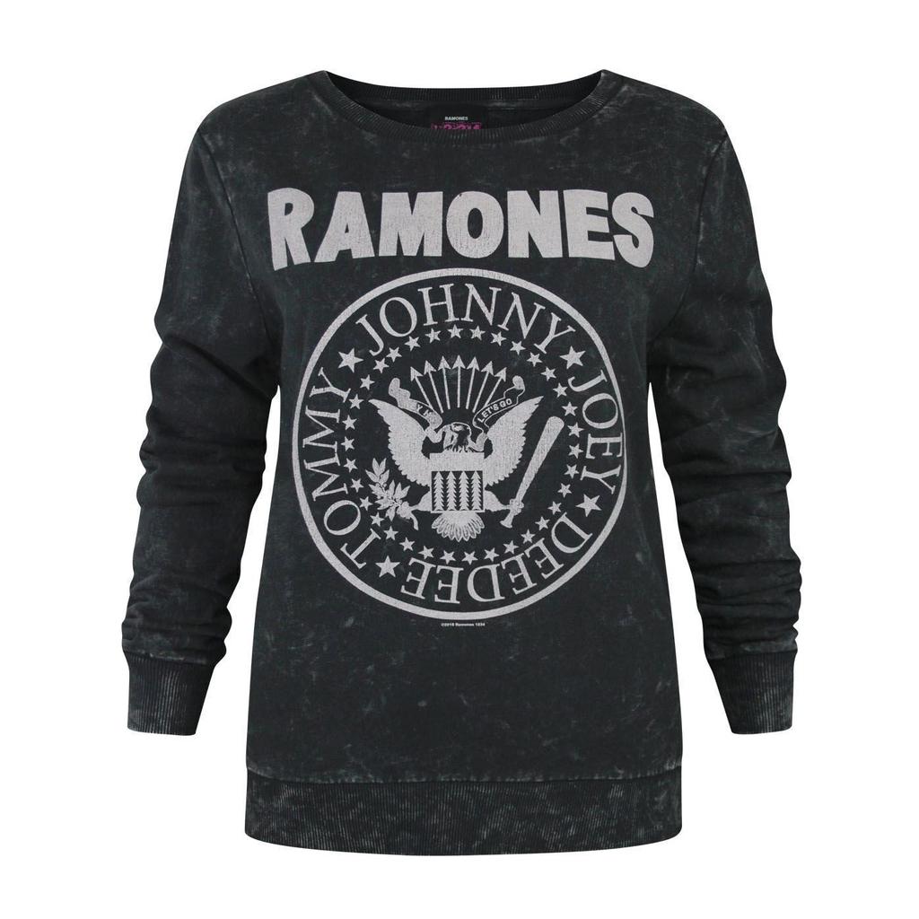 Amplified Felpa con logo Ramones Macrame da donna