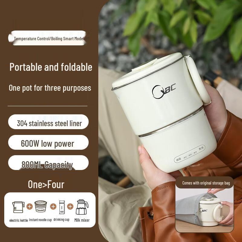 Smart Portable Folding Travel Kettle & Noodle Pot