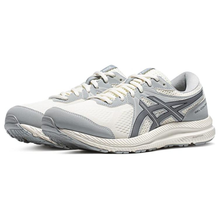 ASICS Gel Contend 7 Comfortable Low top Running Shoes Men's Beige Blue 1011B730-102