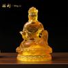 1 PCS 13.5x11x20.5cm Resin Guanyin Ksitigarbha Buddha Statue Home Chinese Style Ancestral Hall Offering Desktop Decoration
