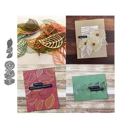 Blätter und Blumen Metall-Stanzformen, Pflanzen, Stanzform, Dekoration, Sammelalbum, Papierhandwerk, Prägung, Ordner, Fotoalbum, dekoratives Handwerk
