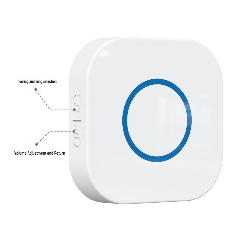 High-Volume Wireless Doorbell with 38 Ringtones and Long-Range Wall-Penetrating Pager for the Elderly