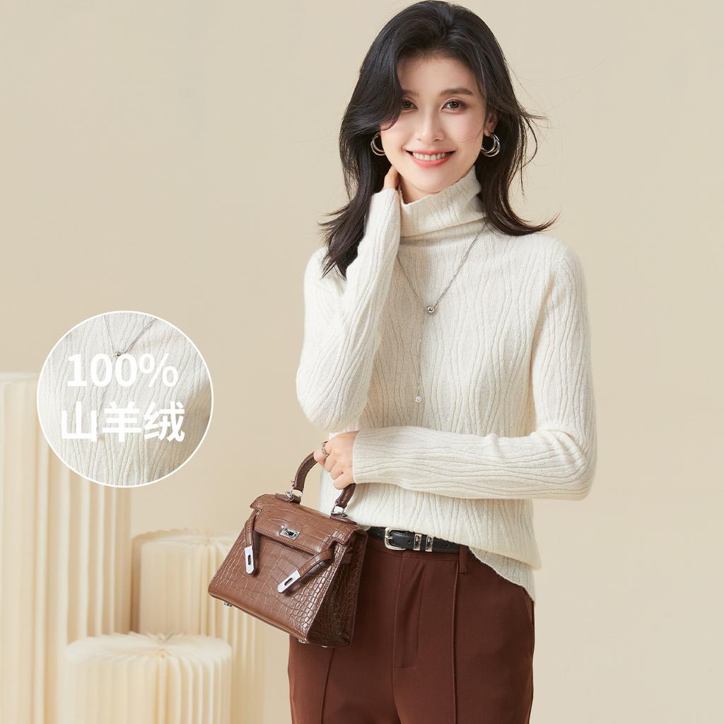 Soft and comfortable warm pullover top [100% cashmere] Autumn cashmere sweater