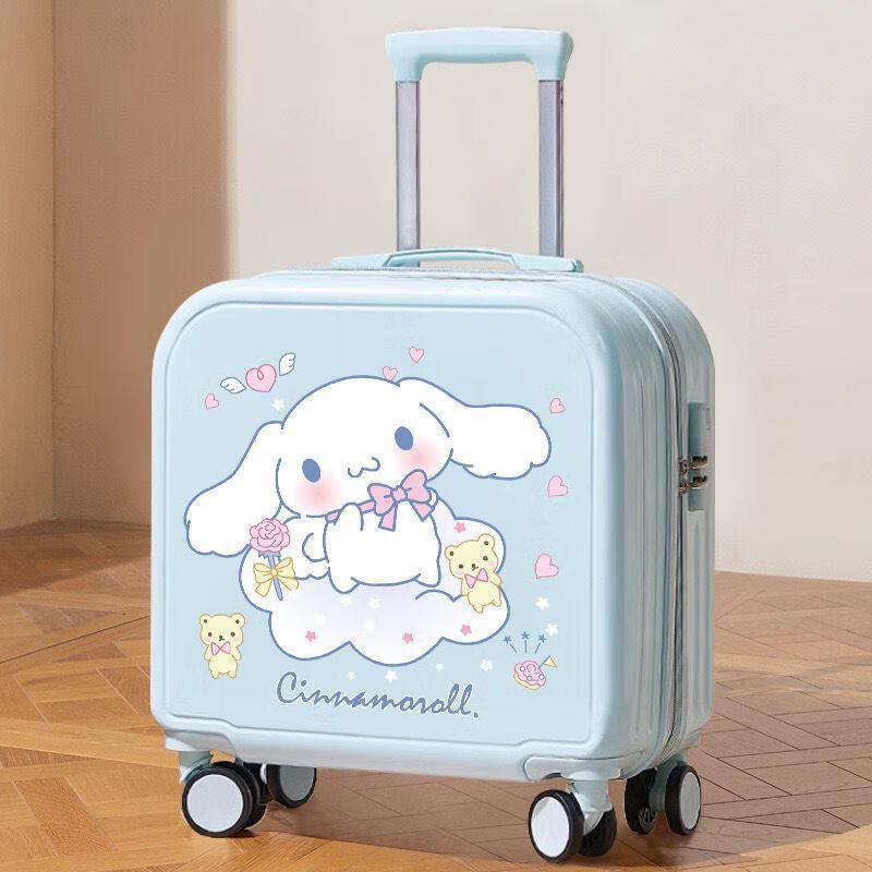 OEING Kids Cartoon Carry-On Trolley Suitcase