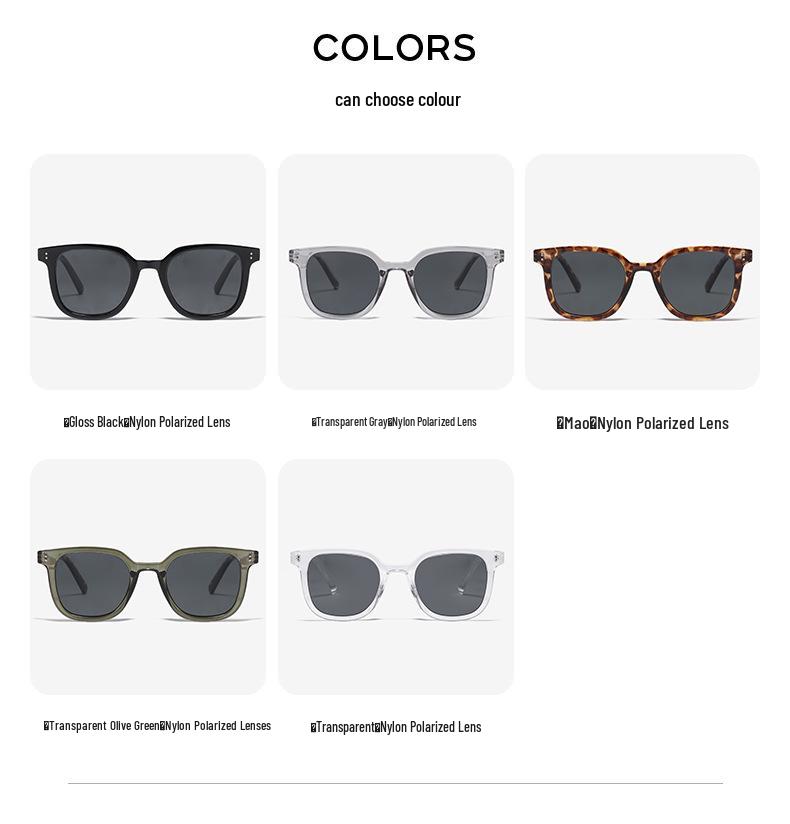 High-End Retro Square Frame Polarized Sunglasses - UV Protection for Men & Women