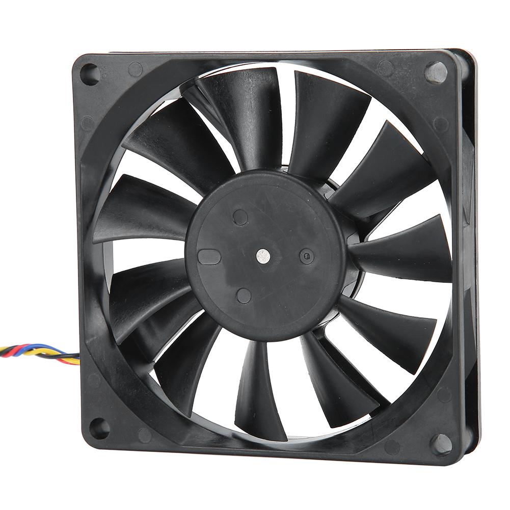 8cm 12V 0.50A 5300rpm Cooling Fan 4 Wires PWM Temperature Control Cooler for Mainframe Box