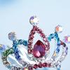 Süße Kinder Mädchen Strass Prinzessinnenkrone Haarkamm Haarspange Geburtstagsparty Diadem